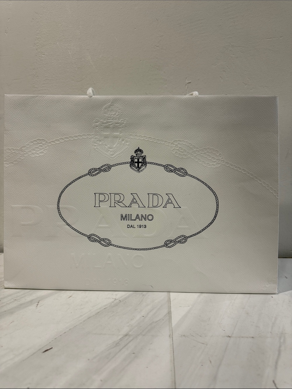 Prada shopping bag